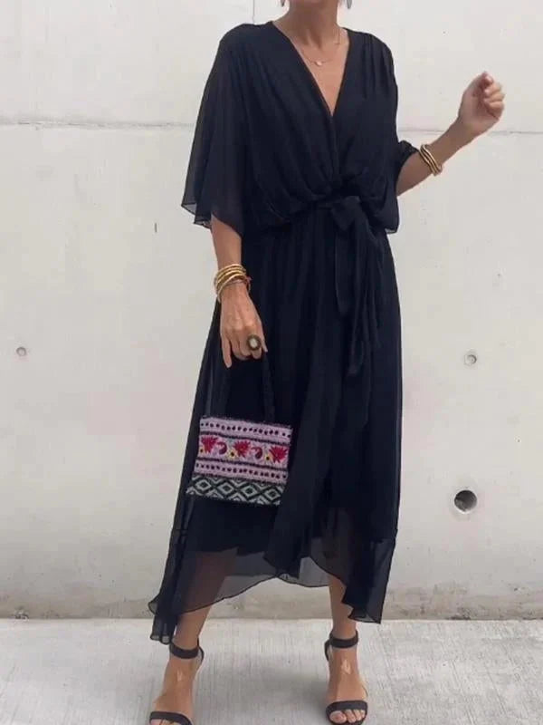 Monica V-Neck Dress