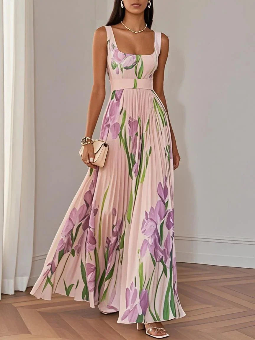 Floralis Elegant Floral Dress for Special Occasions