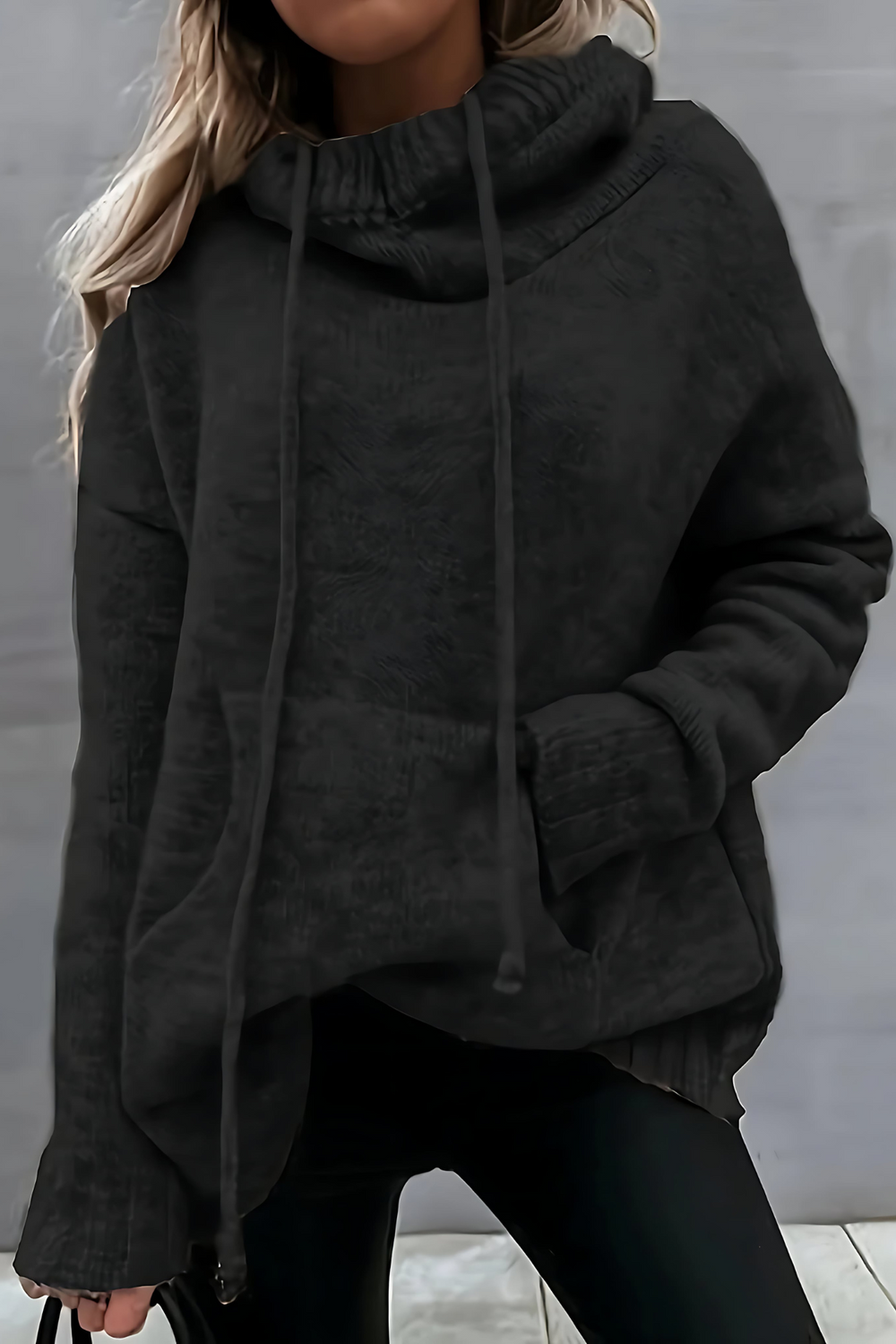 Xena Long Sleeve Sweater with Pocket