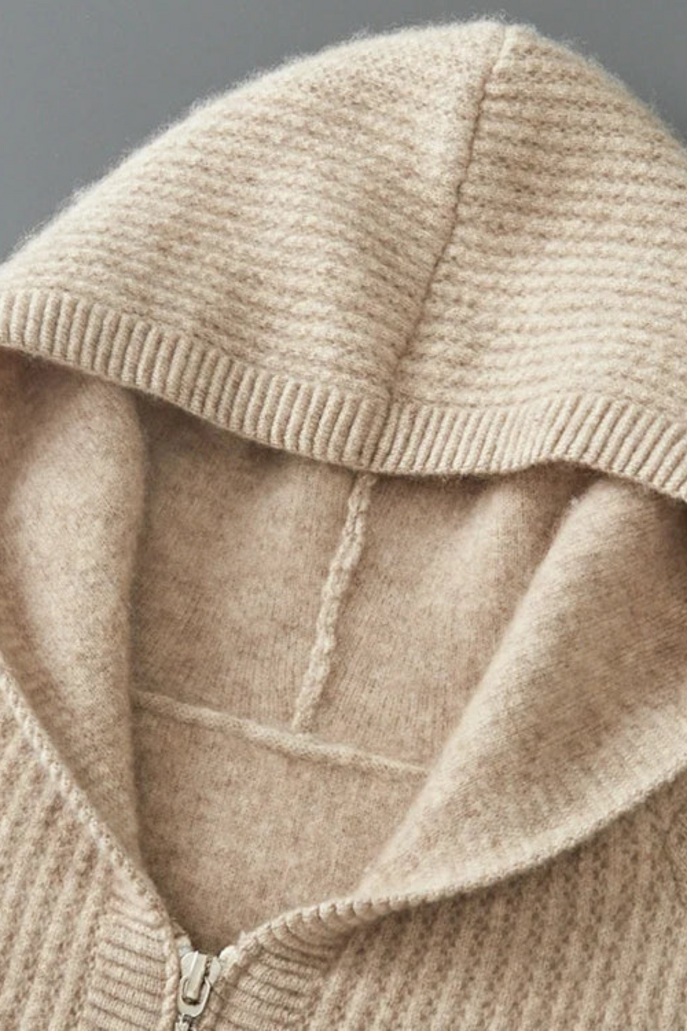 Sorrano Cashmere Zip Hoodie