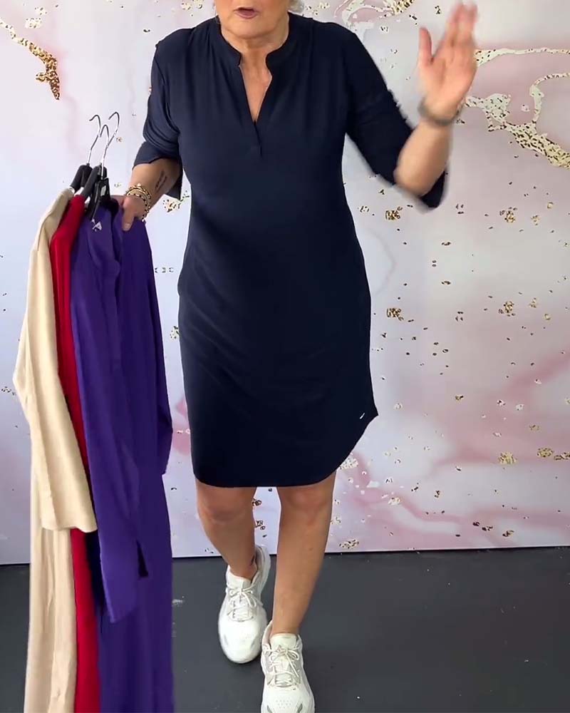 Hanne V-Neck Dress