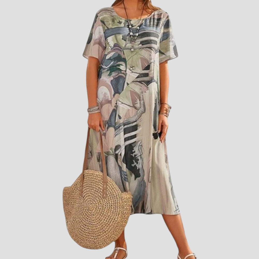 Beatrice Lightweight Casual Shift Dress