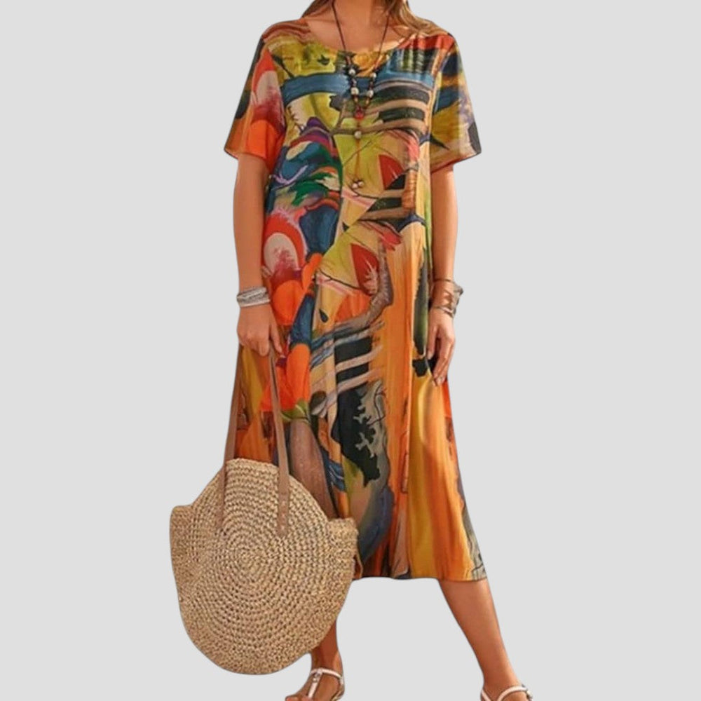 Beatrice Lightweight Casual Shift Dress