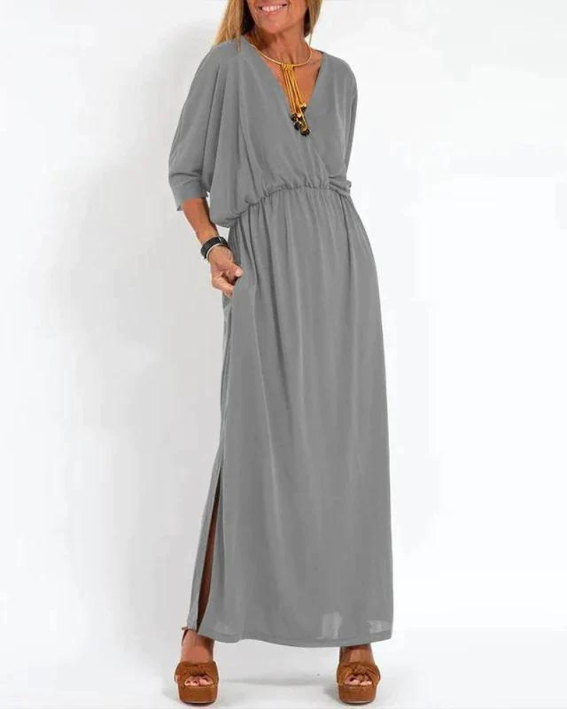 Fenetia Cozy Elegant Maxi Dress