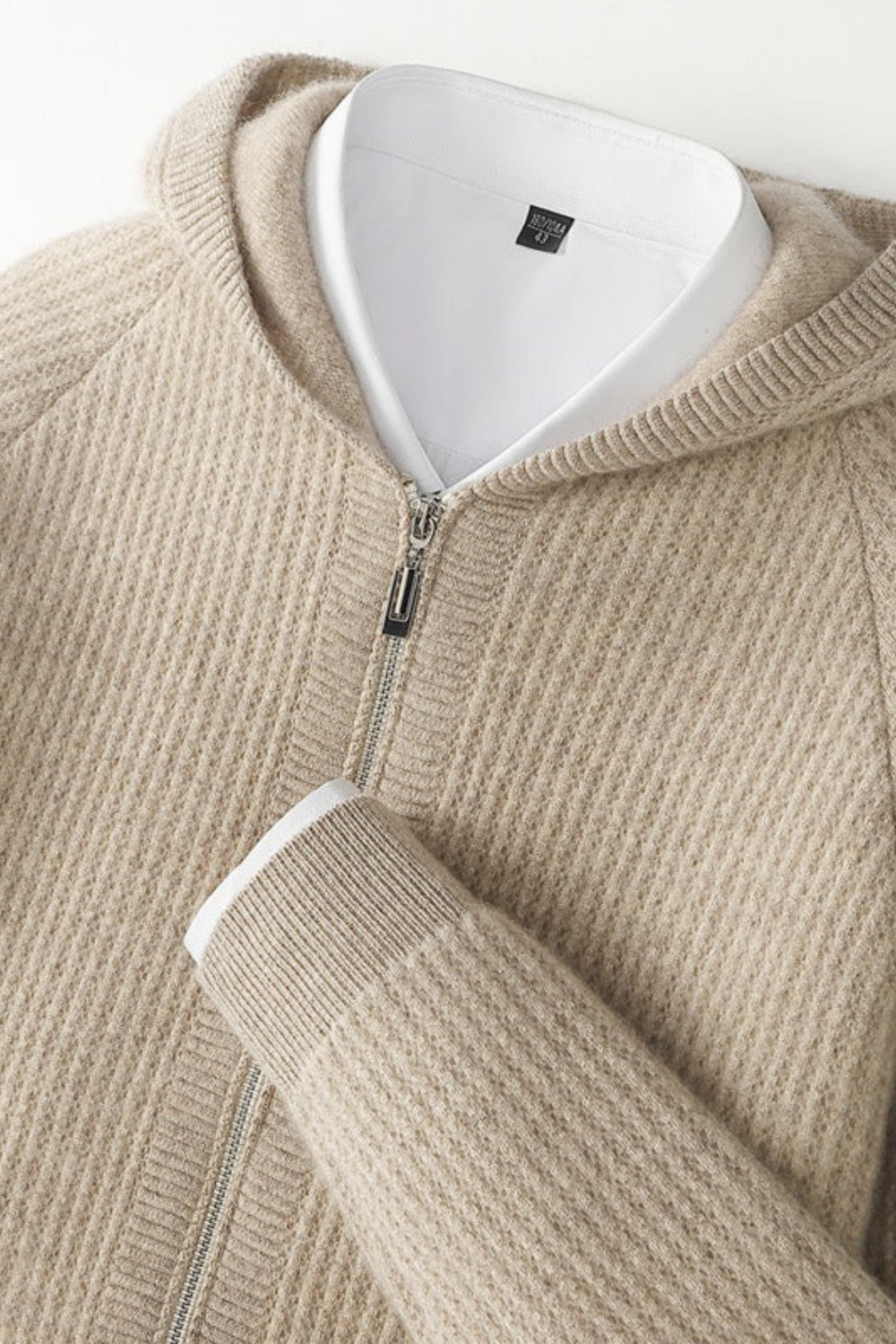 Sorrano Cashmere Zip Hoodie