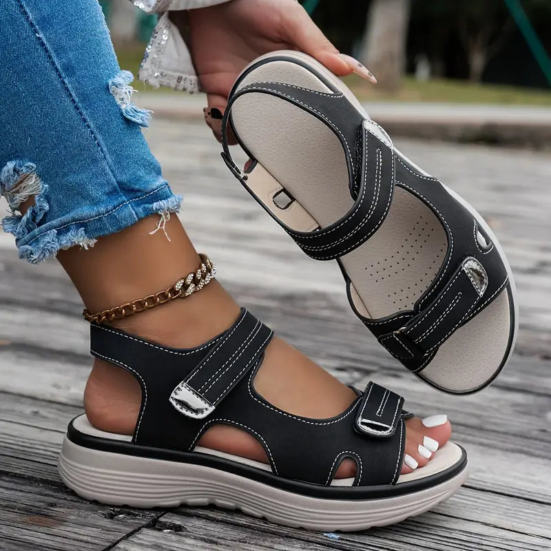 Alia Comfort Wedge Sandals with Ankle Strap