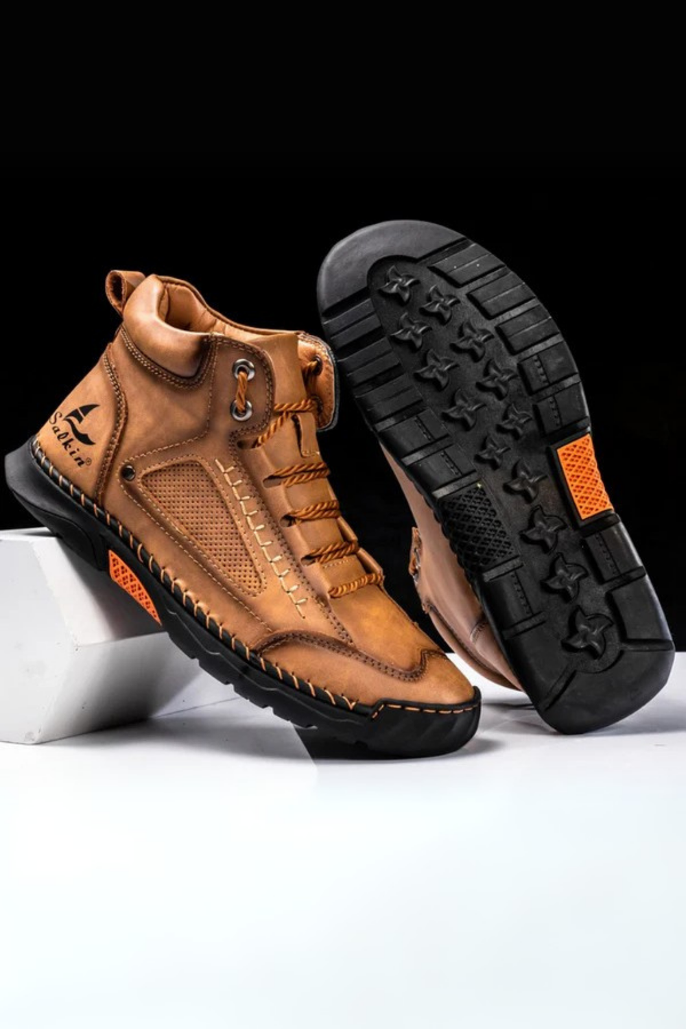 Moriarty Leather High-Top Shoes