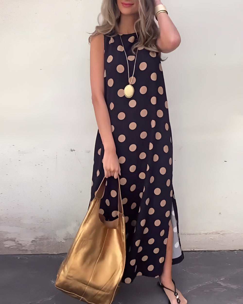 Roxane Polka Dot Maxi Dress