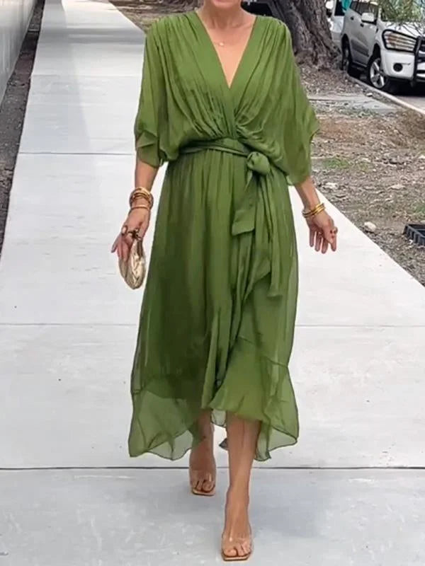 Monica V-Neck Dress