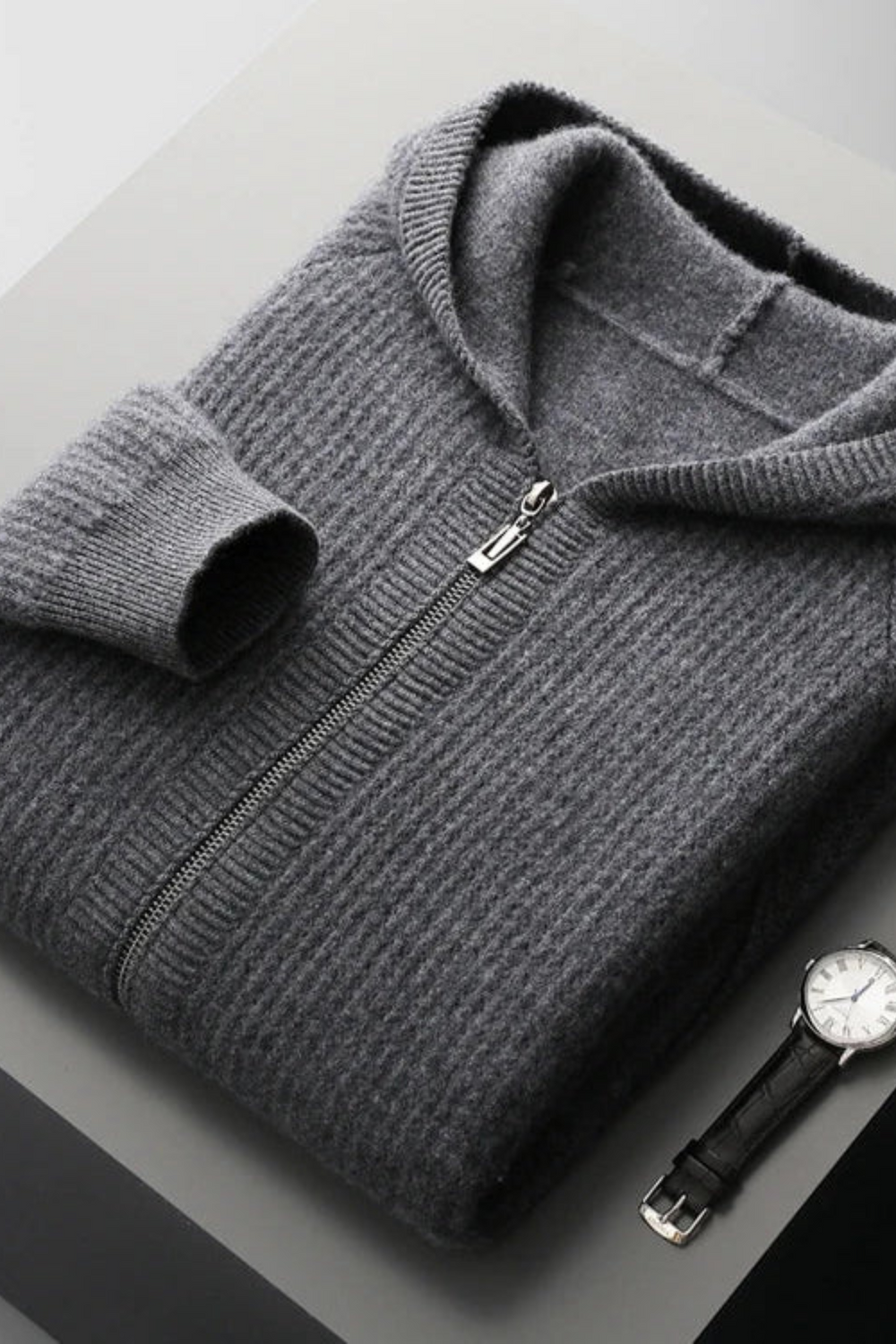 Sorrano Cashmere Zip Hoodie