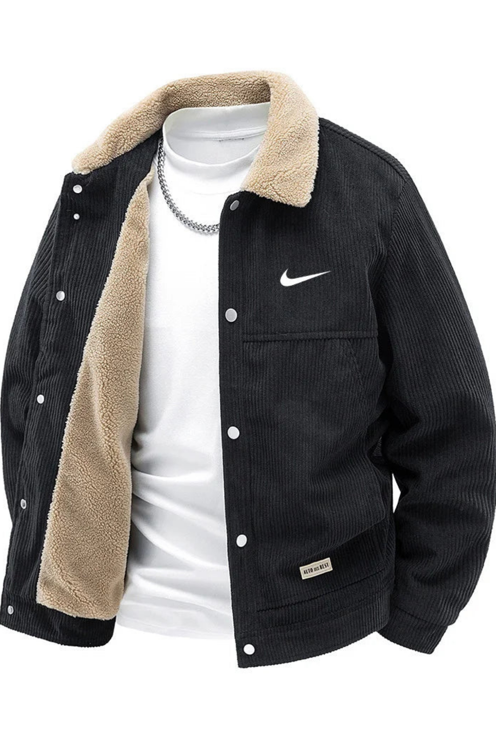 Colt Neck-Knit Design Premium Jacket Comfortable Jacket
