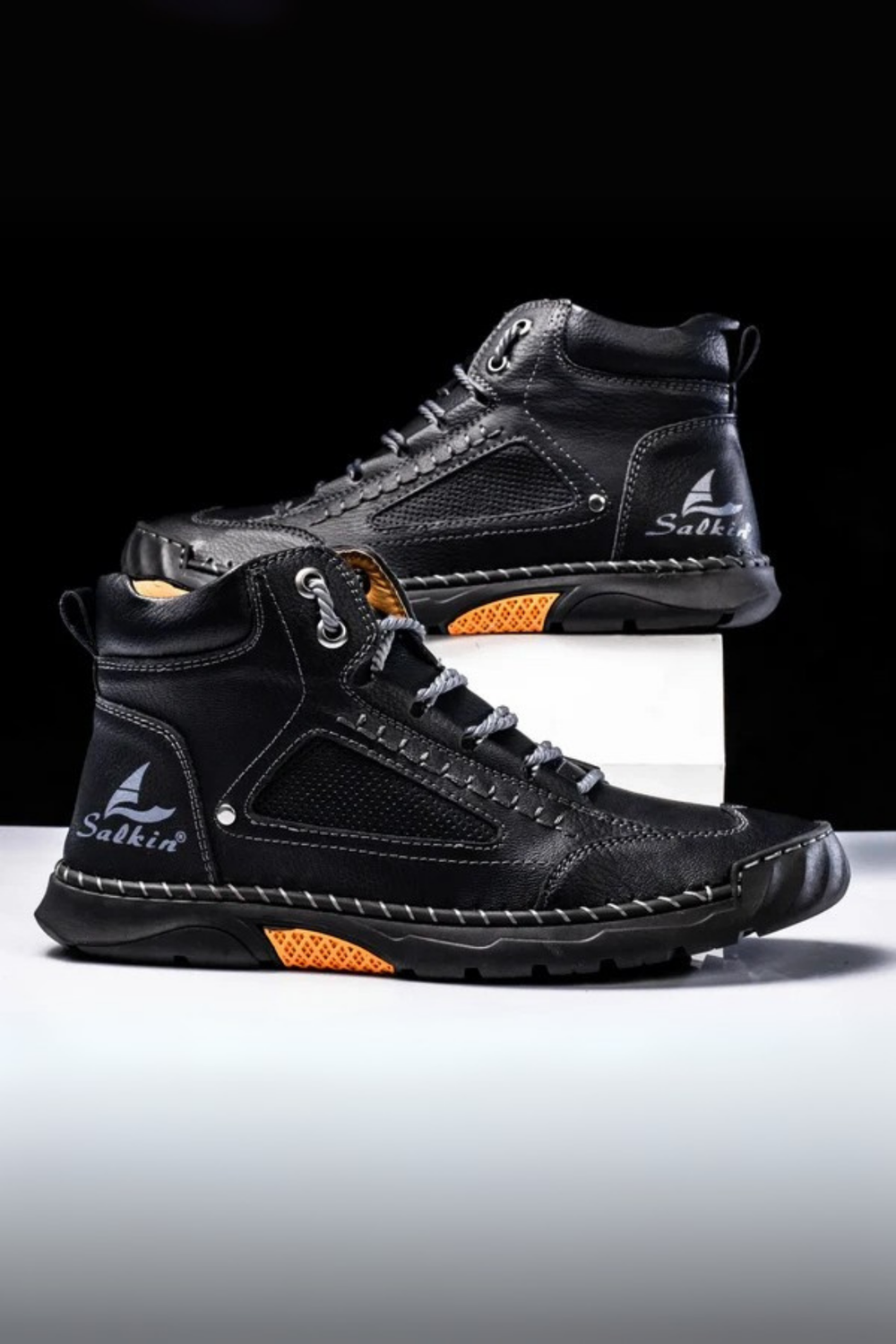 Moriarty Leather High-Top Shoes
