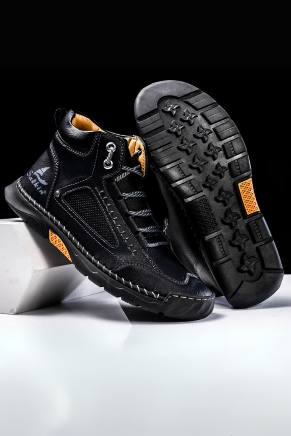 Moriarty Leather High-Top Shoes