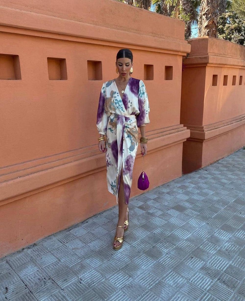 Mora Fitted Two-Piece Print Set