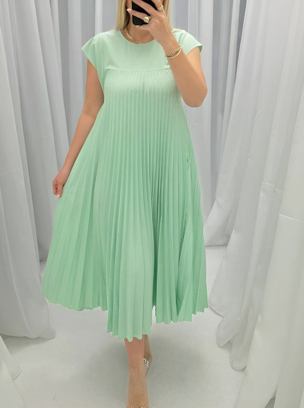 Simone Pleated Dress
