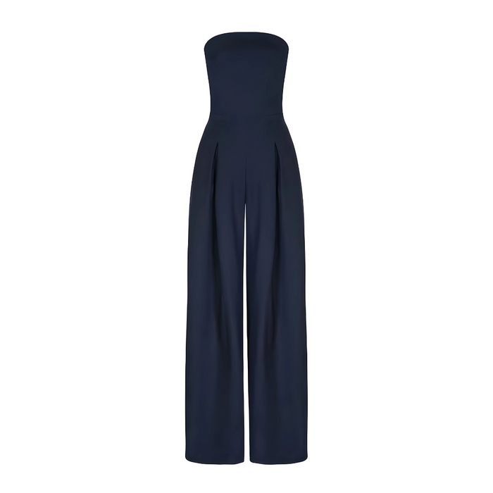Strapless Wide-Leg Jumpsuit