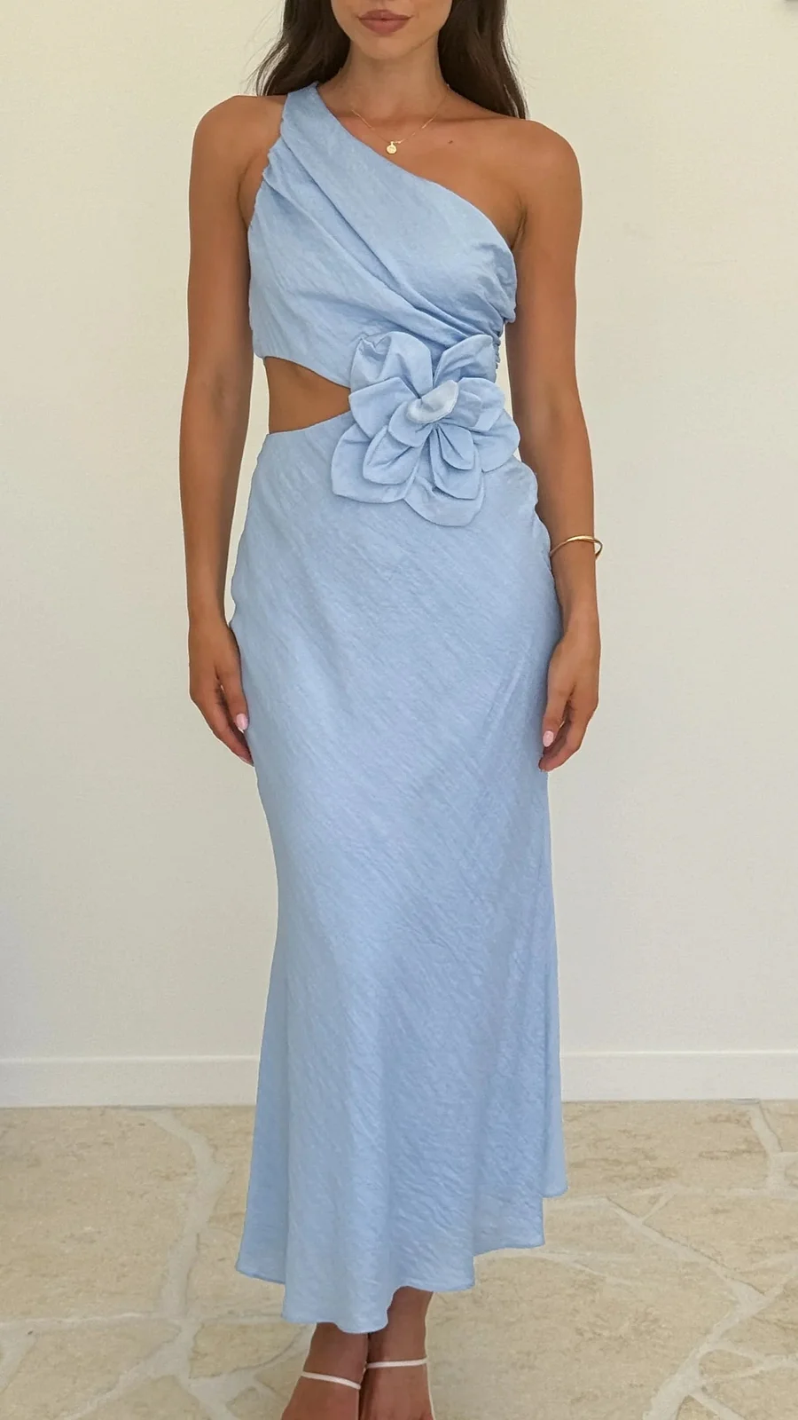 Figurbetontes One-Shoulder-Maxikleid Maxi Dress
