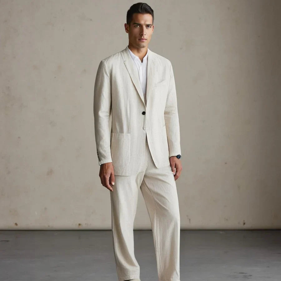 Varek Lightweight Classic Fit Tailored Business Suit Set