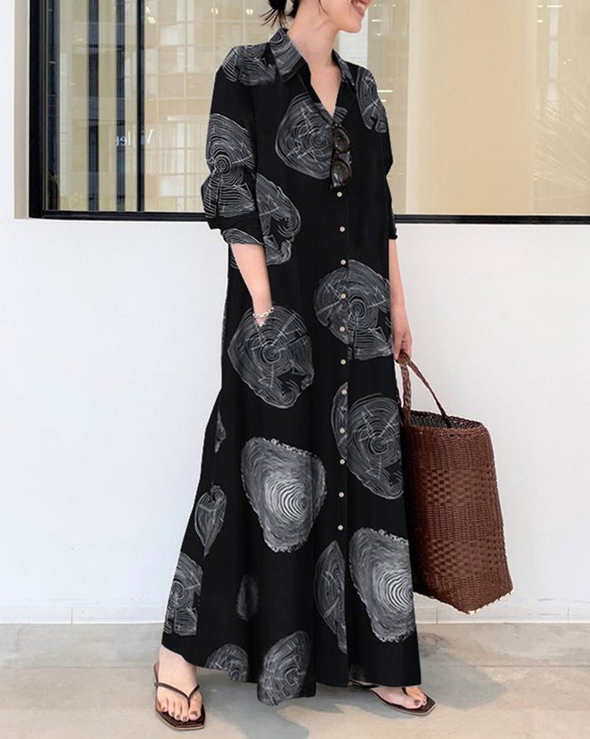 Jayla Contrast Print Dress
