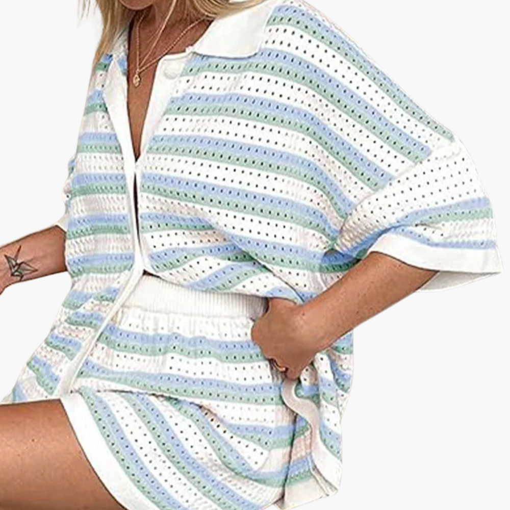Aleia Timeless Co-Ord Two-Piece Set for Everyday Wear