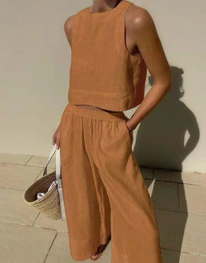 Anvika Minimalist Summer Two-Piece Set