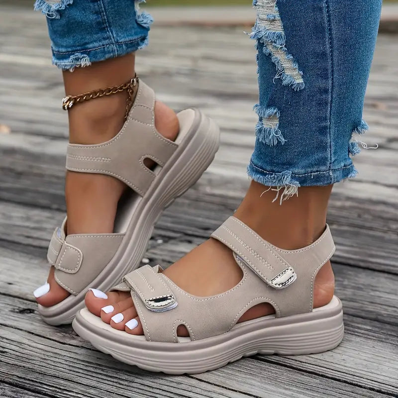 Alia Comfort Wedge Sandals with Ankle Strap