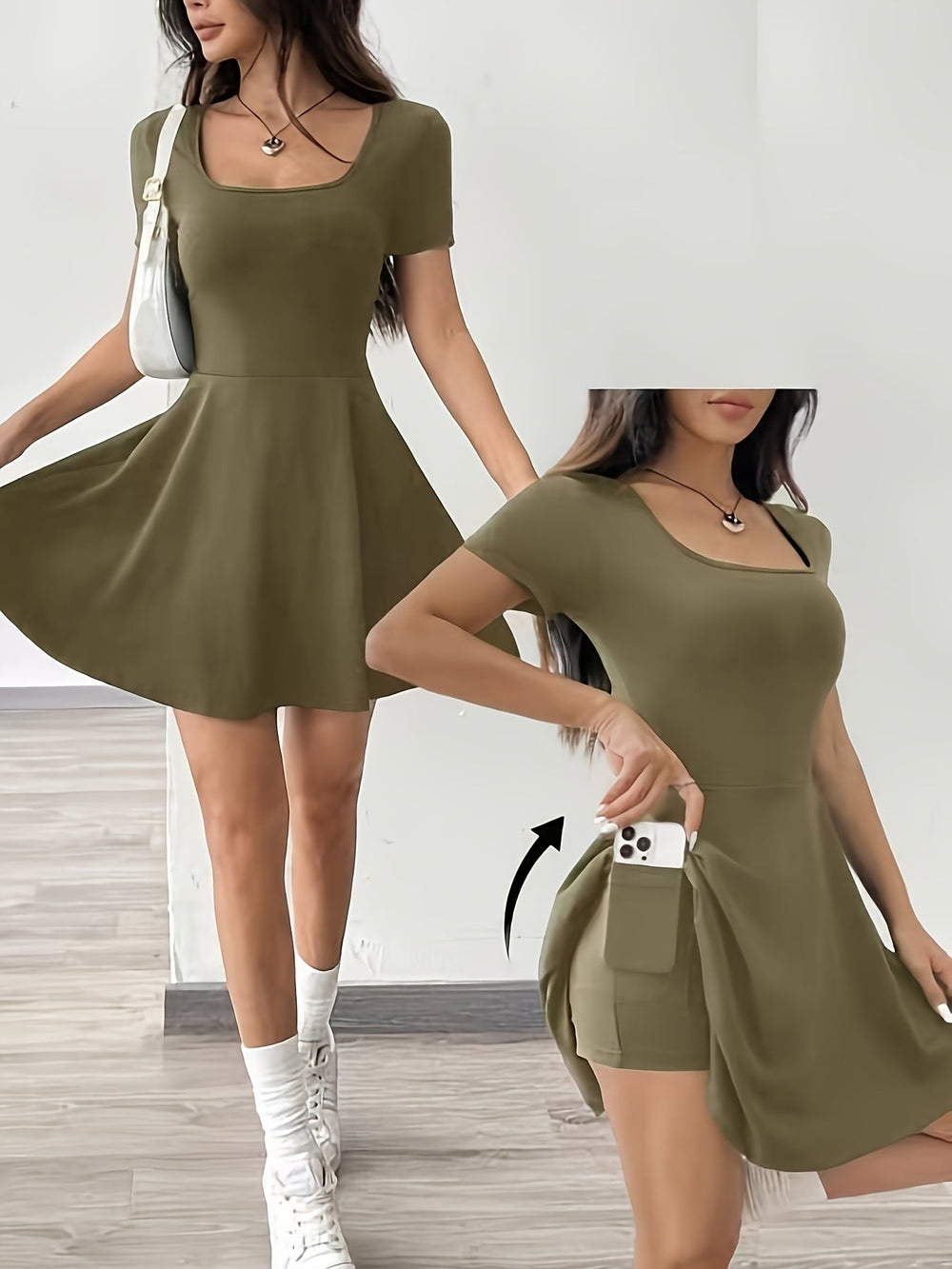 Sculpt Bandeau Mini Dress