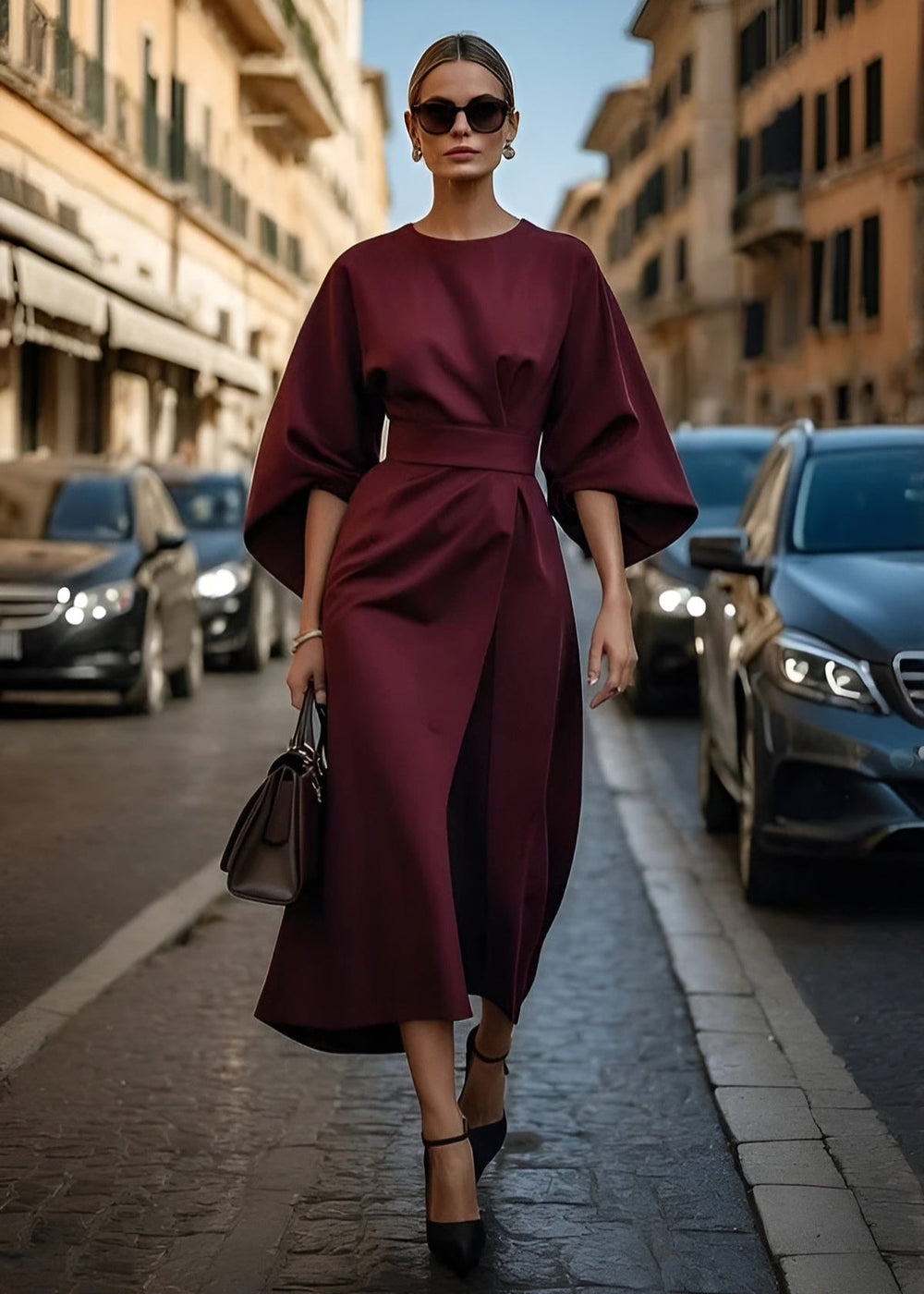 Victoria Elegant Sleeve Dress