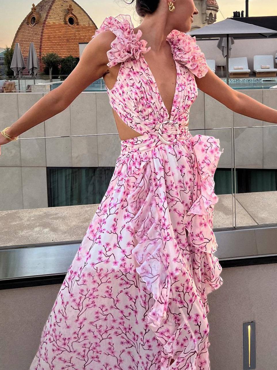 Rivqah Floral Maxi Dress