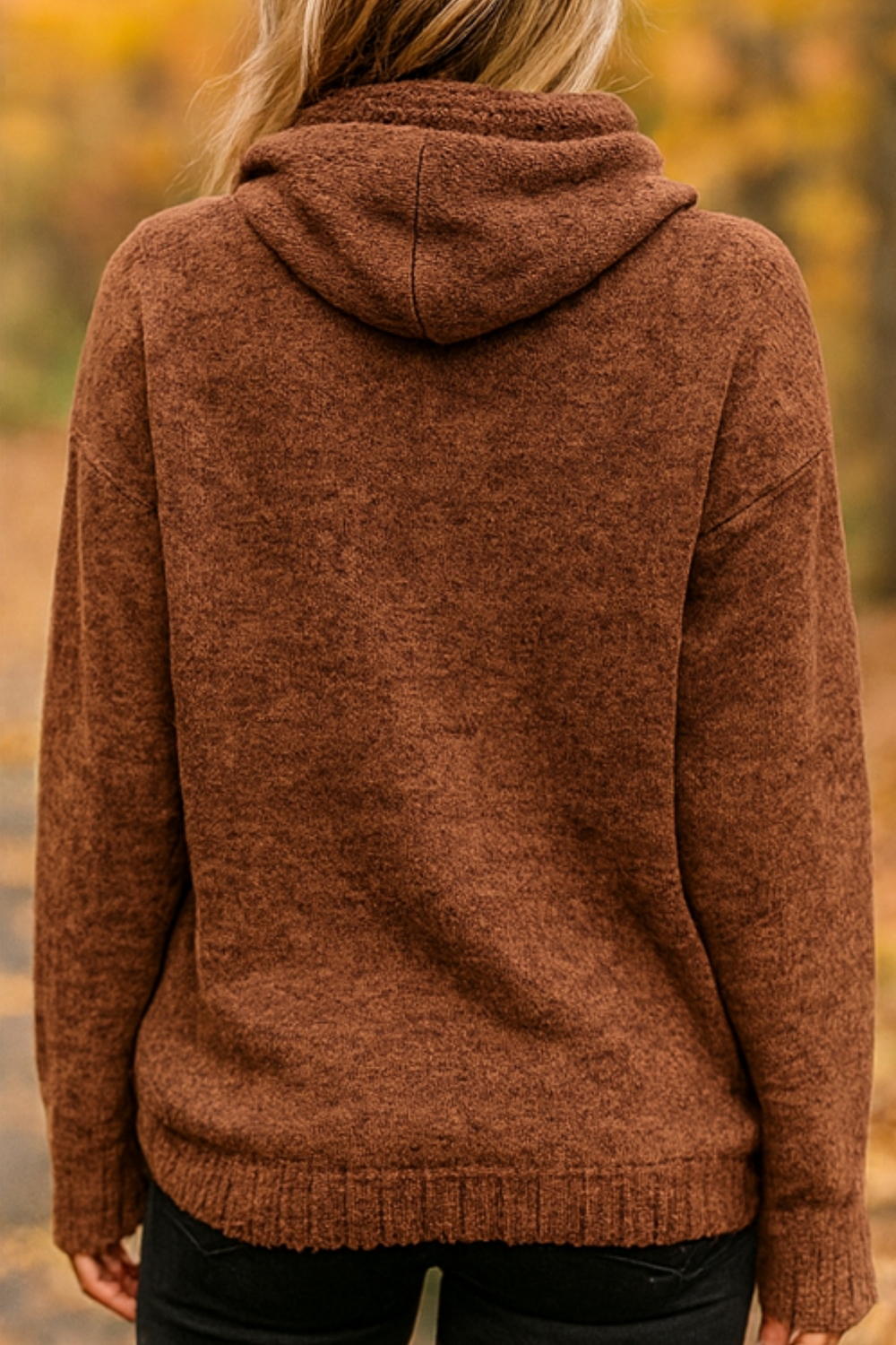 Xena Long Sleeve Sweater with Pocket