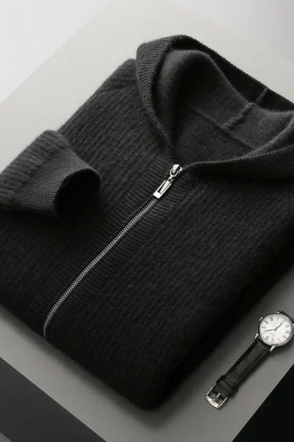 Sorrano Cashmere Zip Hoodie