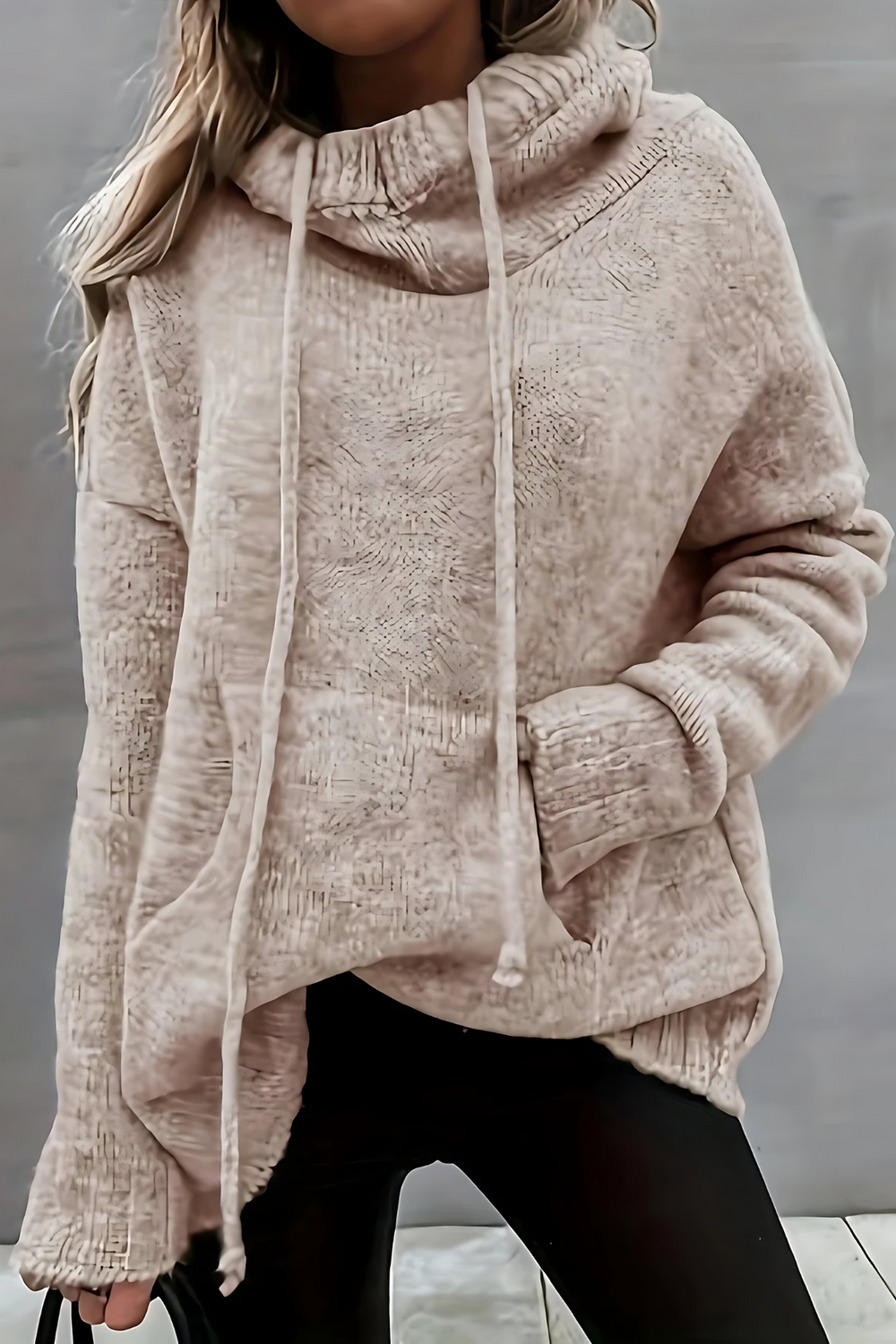 Xena Long Sleeve Sweater with Pocket