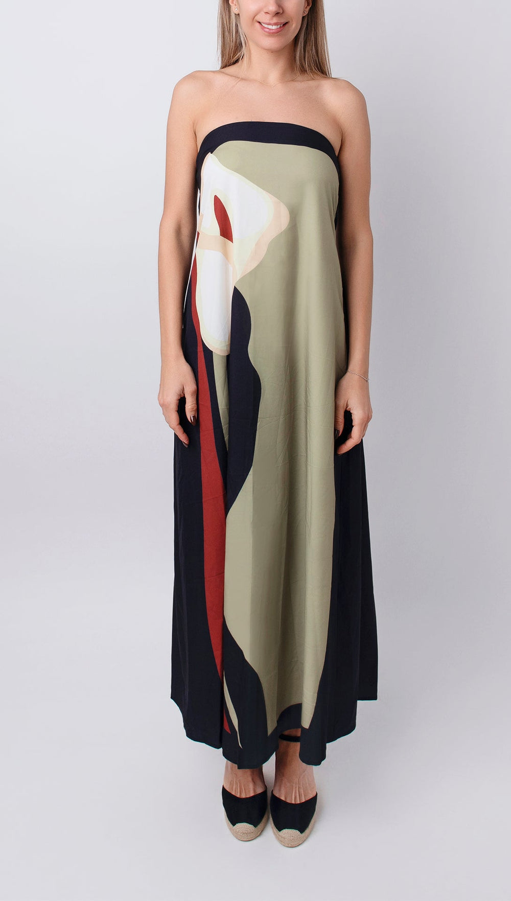 Paula Printed Off-Shoulder Dress