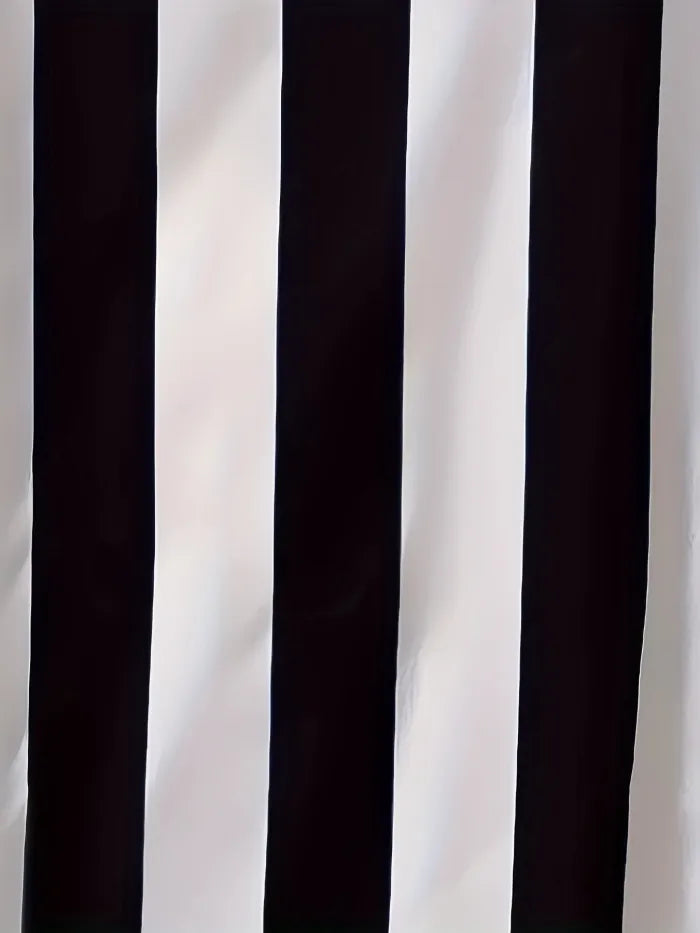 Faith Casual Striped V-Neck Dress
