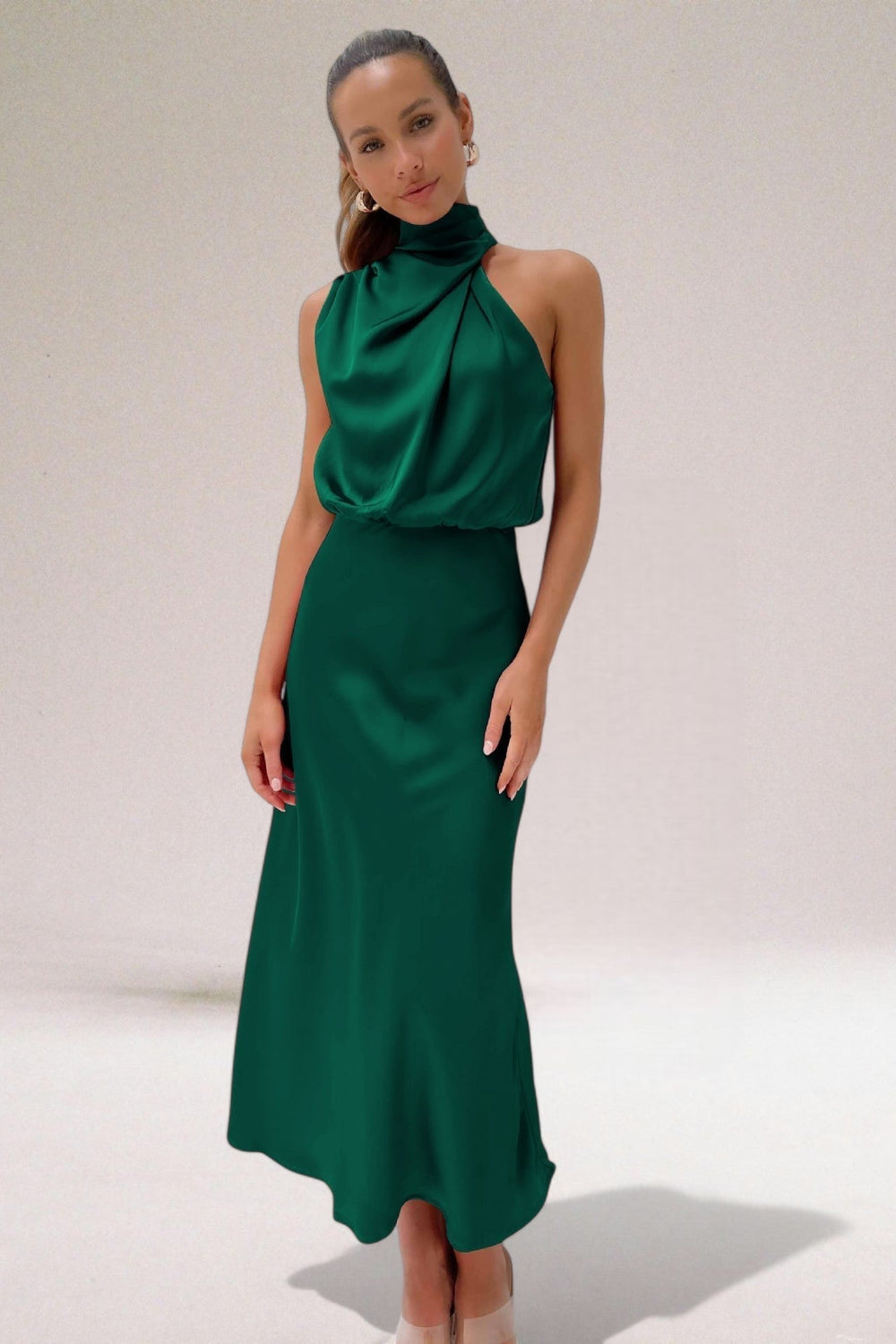 Flavia Satin Dress