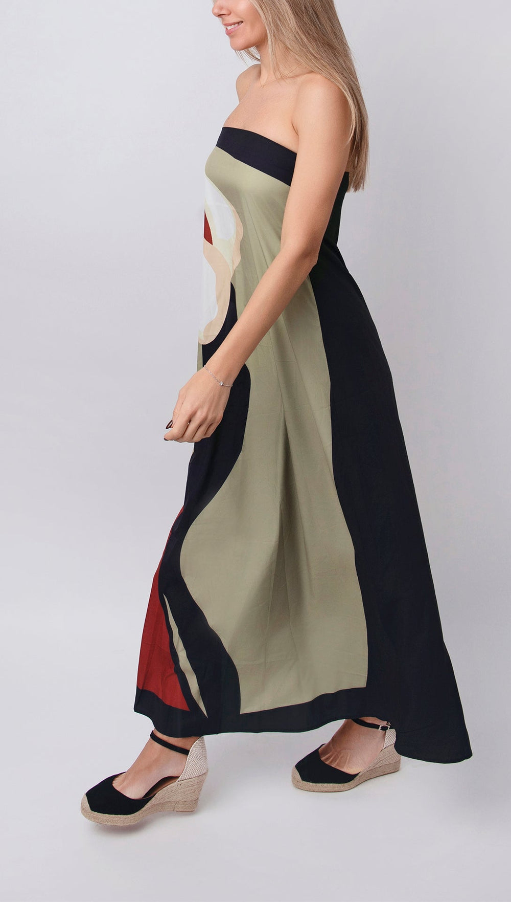 Paula Printed Off-Shoulder Dress