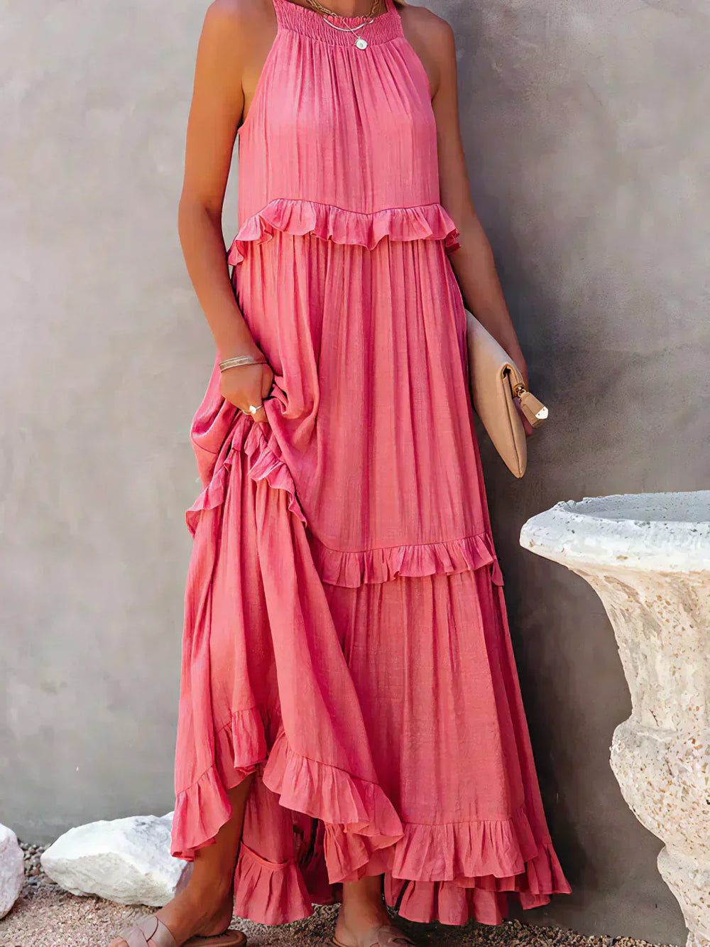 Sarah Maxi Dress Halter