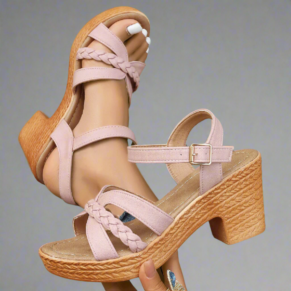 Yana Orthopedic Strappy Open-Toe Adjustable-Strap Sandals