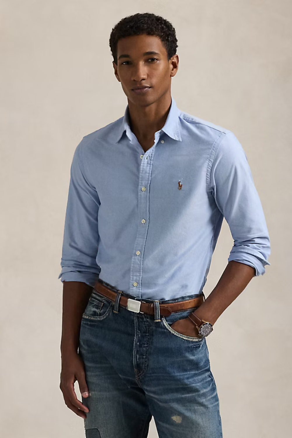 Nikolai Slim-Fit Oxford Shirt