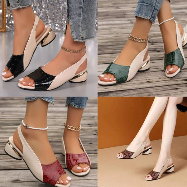 Leonie Block-Heel Comfortable Sandal