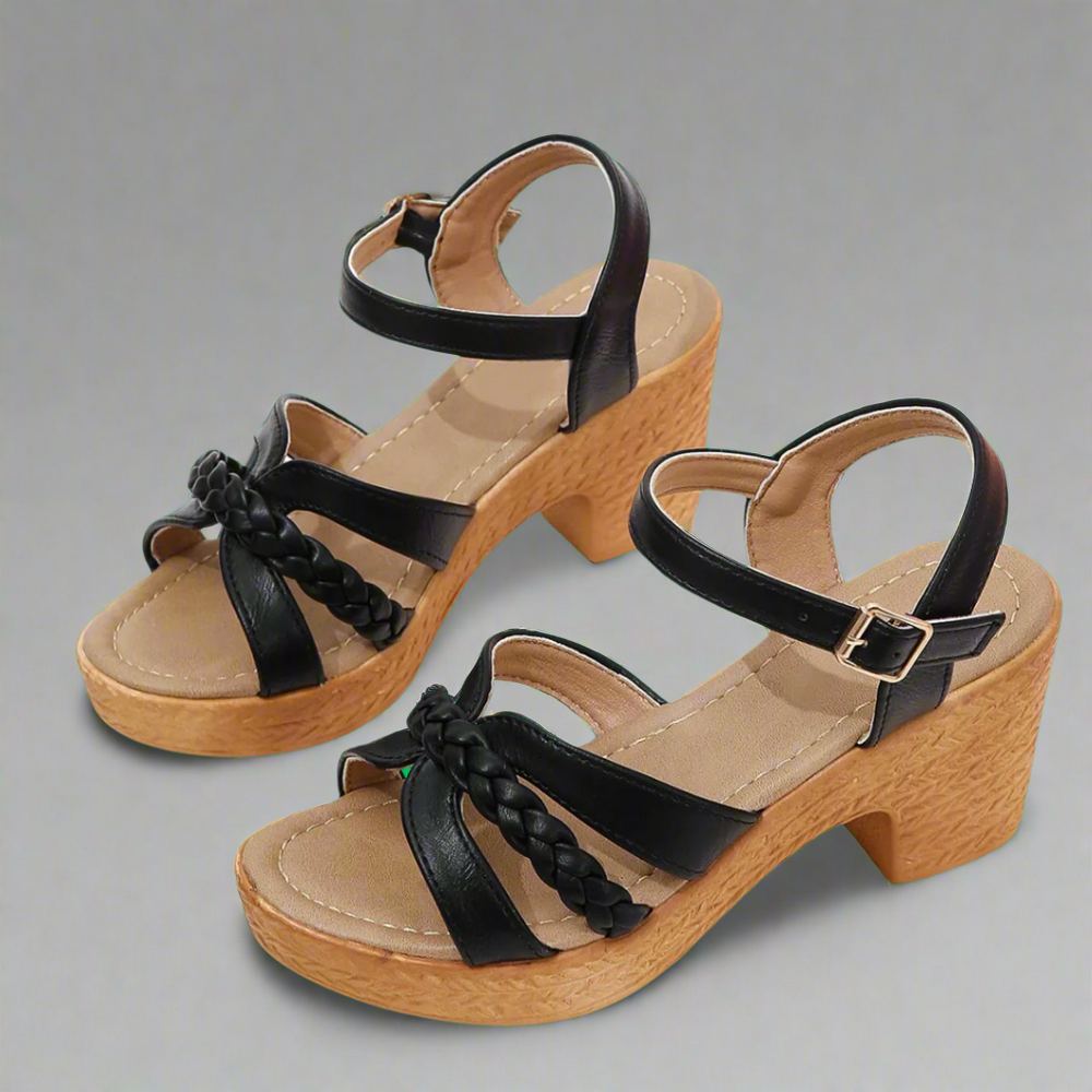 Yana Orthopedic Strappy Open-Toe Adjustable-Strap Sandals