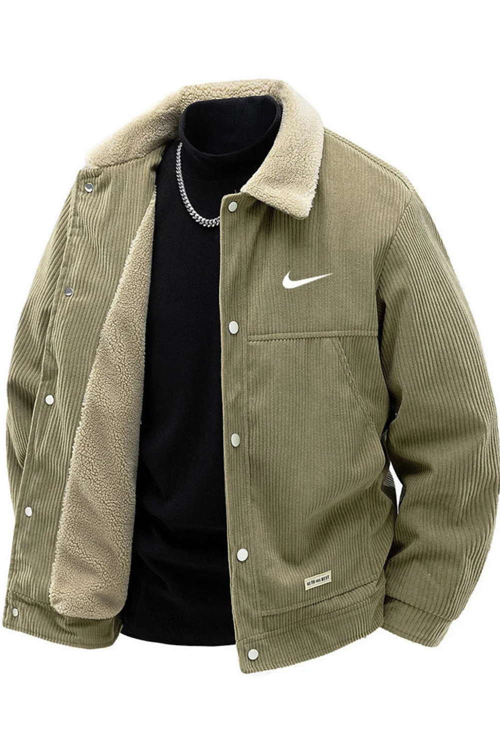 Colt Neck-Knit Design Premium Jacket Comfortable Jacket
