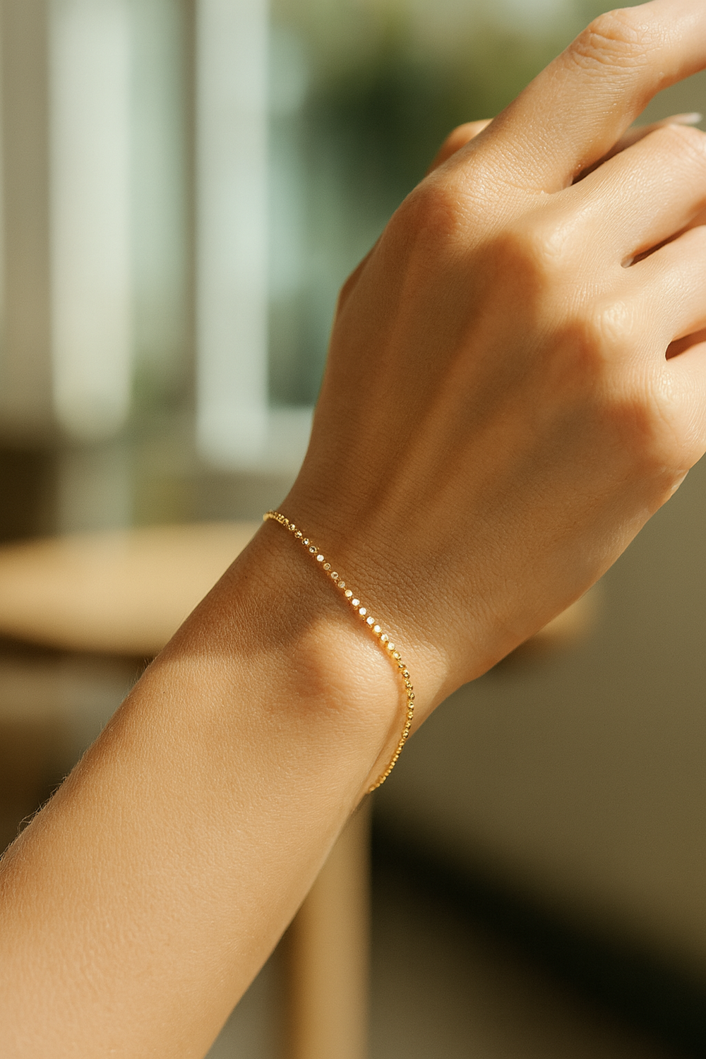 Aurelie Fine Delicate Gold-Tone Bracelet Accessory