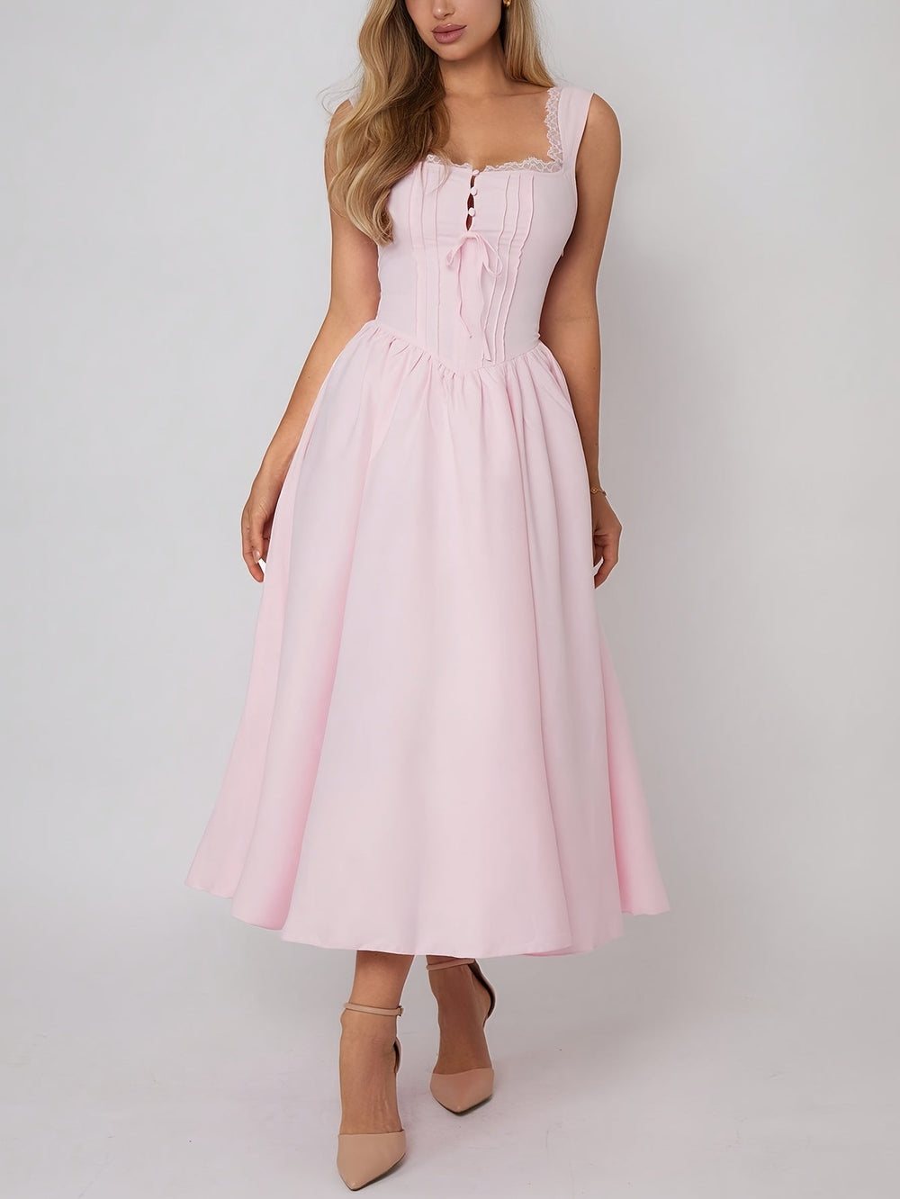 Celeste Strapless Fit-and-Flare Dress