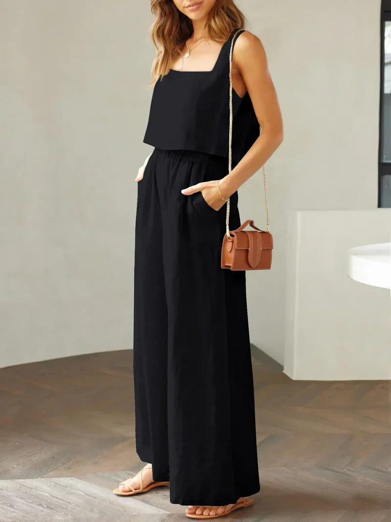 Scarlett Square Neck Top & Pants Set