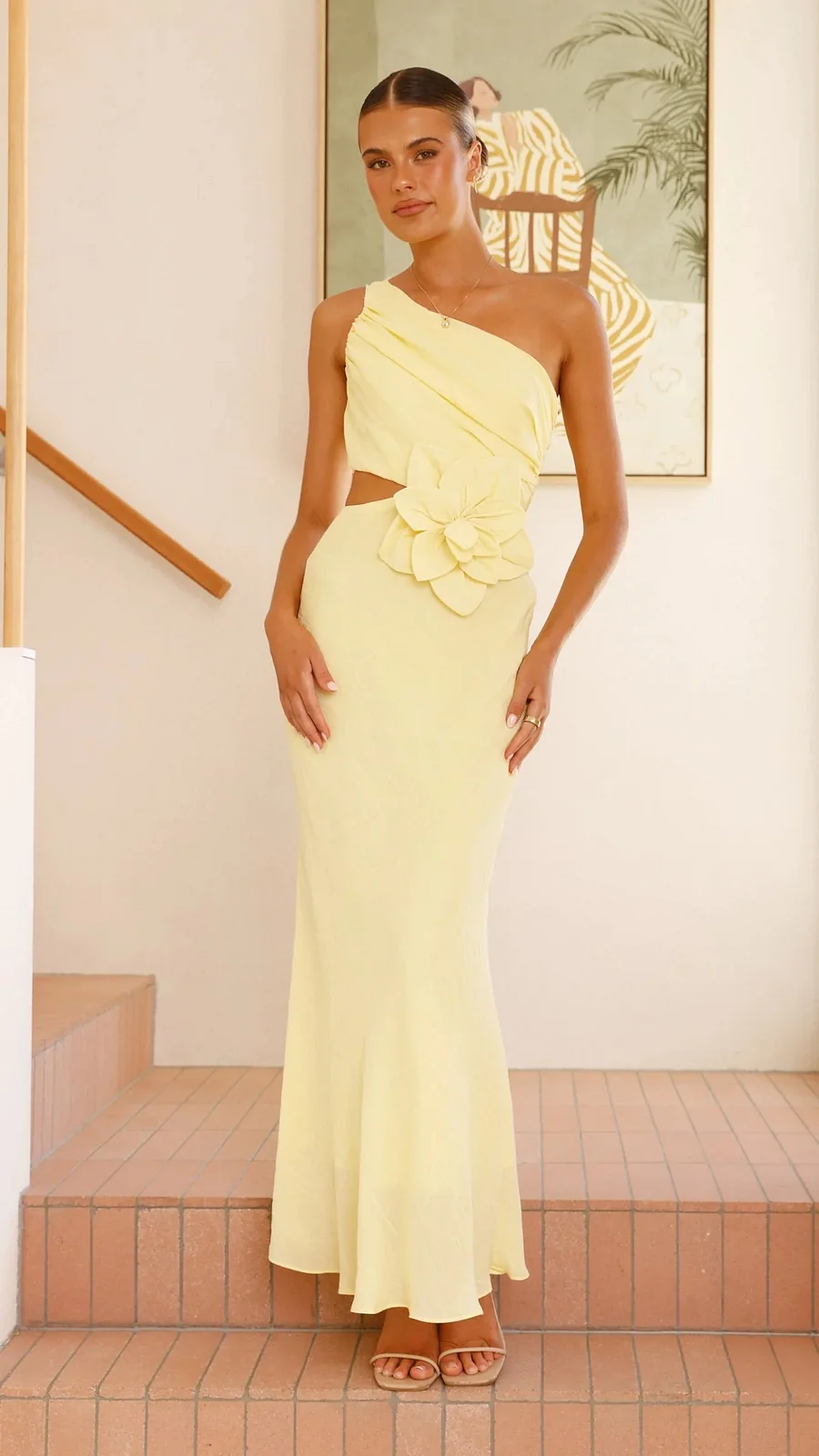 Figurbetontes One-Shoulder-Maxikleid Maxi Dress