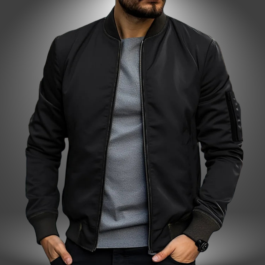 Jonas Hand-Stitched Casual Relaxed Polyester Jacket