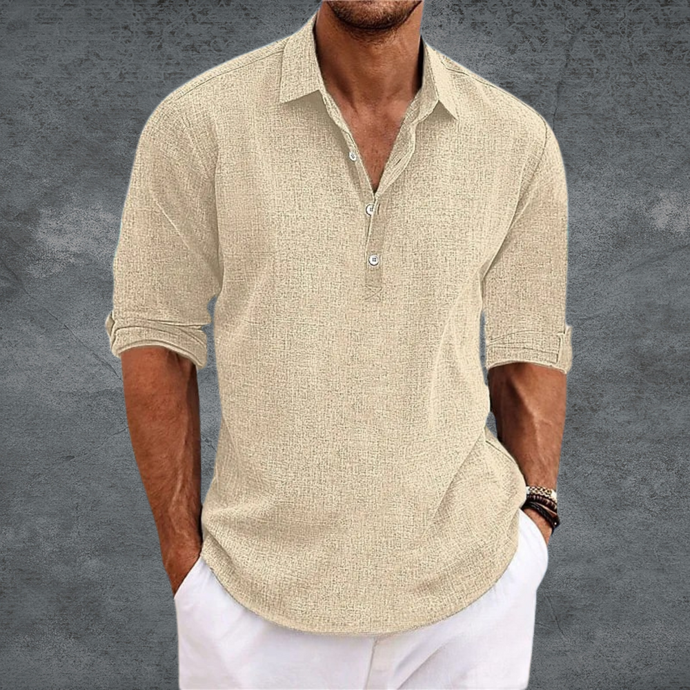 Emil Casual Everyday Button Shirt in Soft Cotton