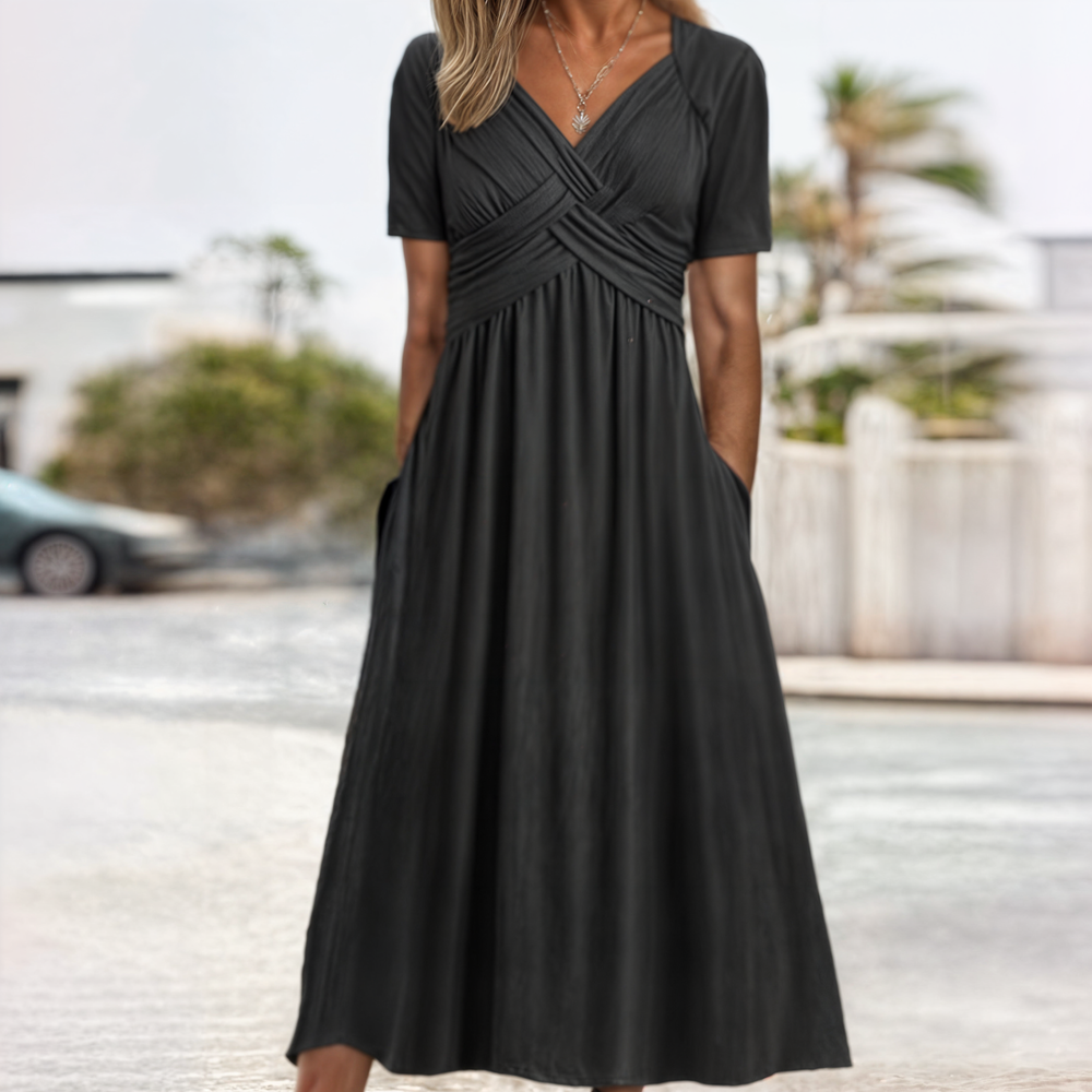 Rosella Mini V-Neck Dress