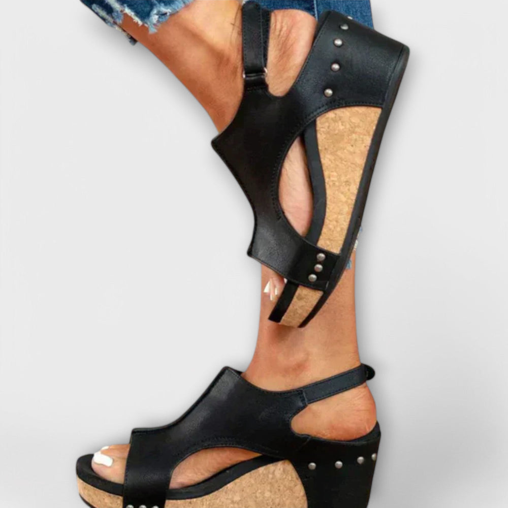 Vala Comfort Strappy Open-Toe Adjustable-Strap Sandals